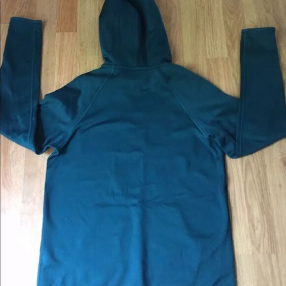 NIKE Dri-Fit Scuba Neck Hoodie Sweatshirt Turquoise Blue - Picture 8 of 9